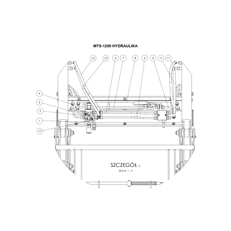 Części do Ładowacza czołowego Metal-Technik MTS-1200